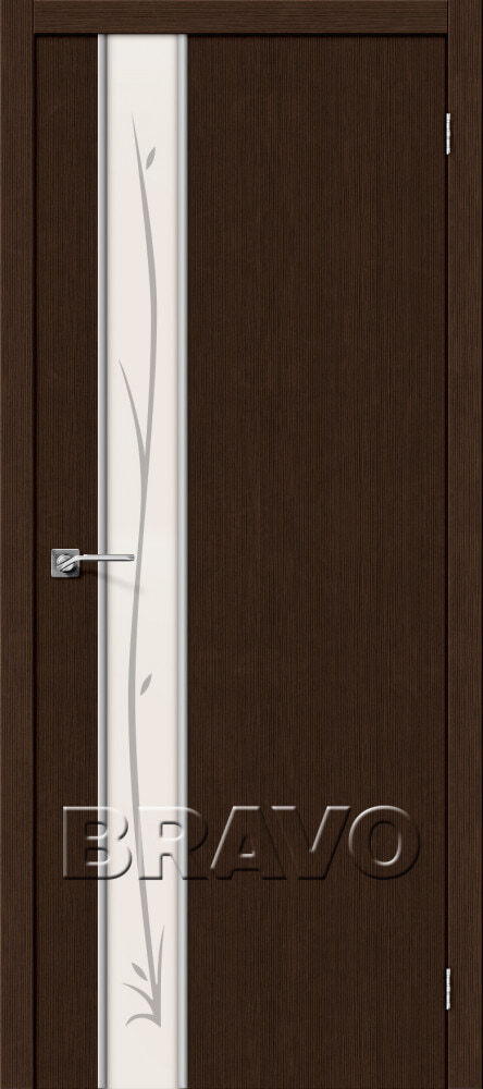 Межкомнатная дверь Глейс-1 Twig 3D wenge