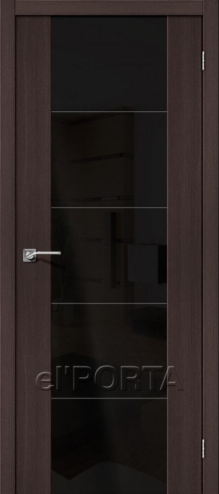 Межкомнатная дверь экошпон V4 BS wenge veralinga