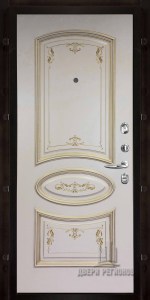 Панель Багет-3 слоновая кость - патина золото